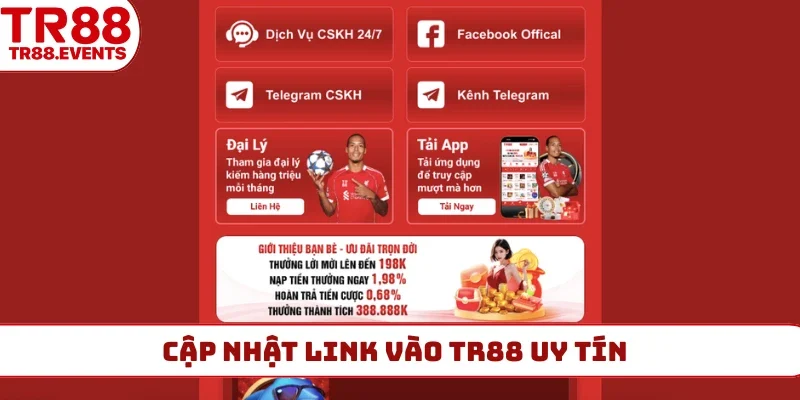 Cập nhật link vào TR88 uy tín