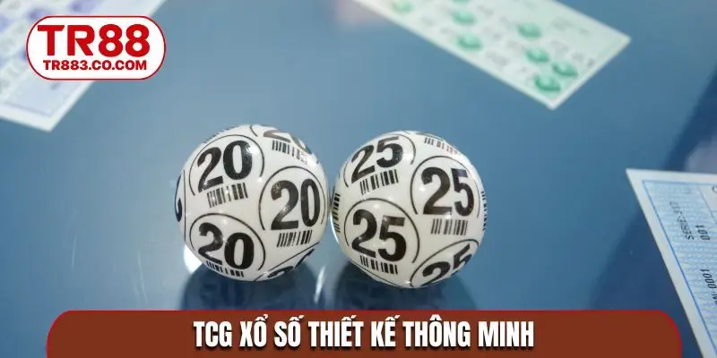 TCG xổ số thiết kế thông minh, đủ tính năng