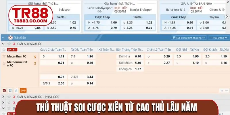 Thủ thuật soi cược xiên từ cao thủ lâu năm